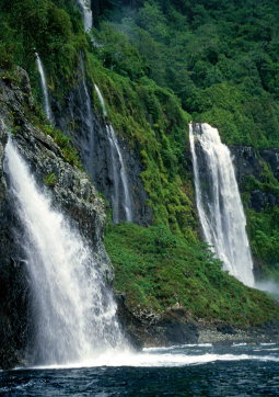 Cascadas de la Isla del Coco